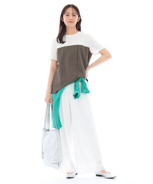 INDIVI / インディヴィ カットソー | 【洗える】ビスチェレイヤード風トップス | 詳細23