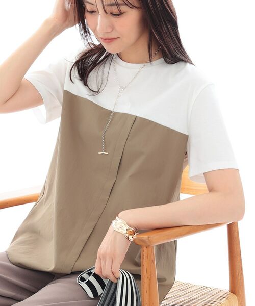 INDIVI / インディヴィ カットソー | 【洗える】ビスチェレイヤード風トップス | 詳細26