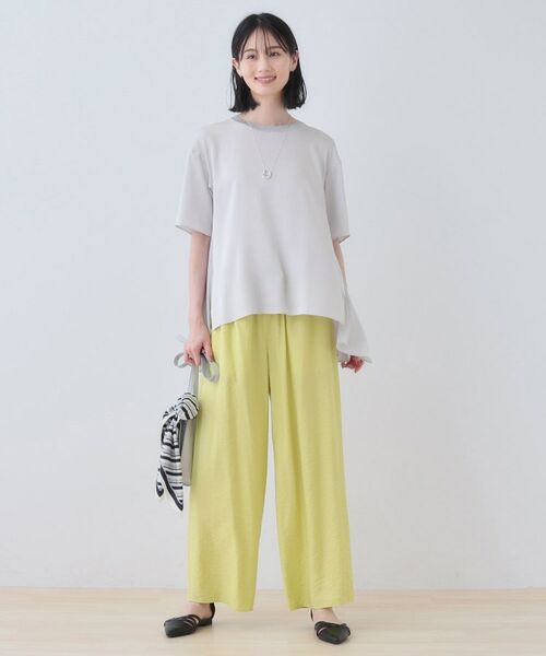 INDIVI / インディヴィ カットソー | 【バックシャン】デザインTブラウス | 詳細11