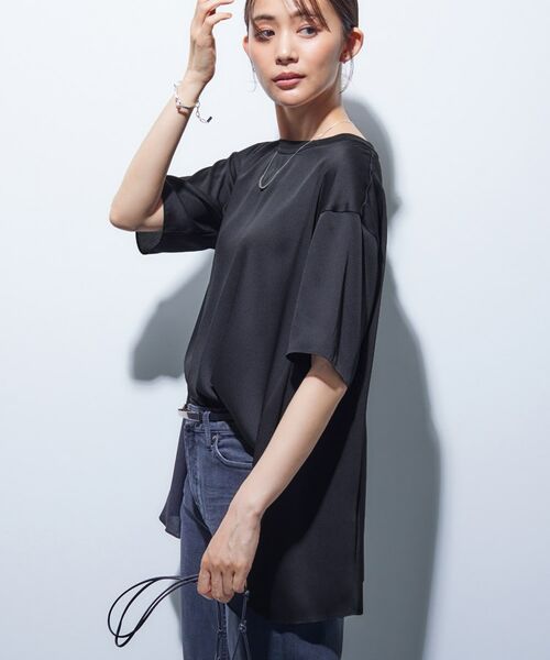 INDIVI / インディヴィ カットソー | 【バックシャン】デザインTブラウス | 詳細13