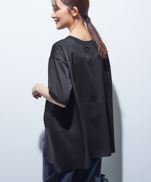 INDIVI / インディヴィ カットソー | 【バックシャン】デザインTブラウス | 詳細14