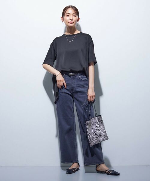 INDIVI / インディヴィ カットソー | 【バックシャン】デザインTブラウス | 詳細15