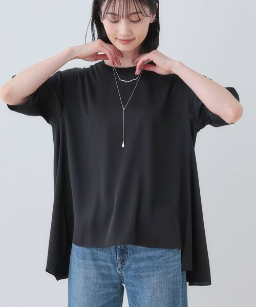 INDIVI / インディヴィ カットソー | 【バックシャン】デザインTブラウス | 詳細16