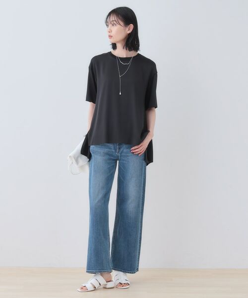 INDIVI / インディヴィ カットソー | 【バックシャン】デザインTブラウス | 詳細18