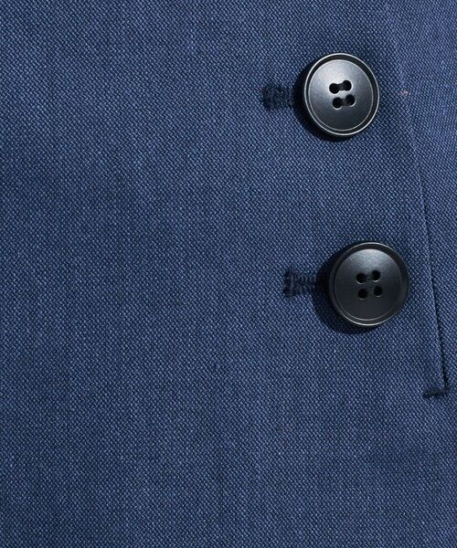 INDIVI / インディヴィ パンツ | 【デニムライク】マリンボタン リネン混ワイドパンツ | 詳細9