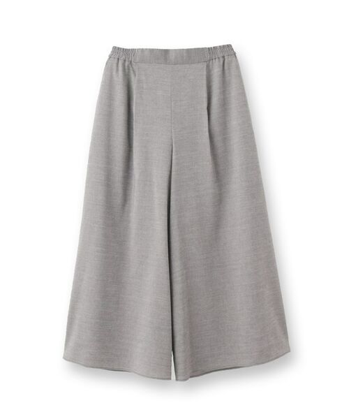 INDIVI / インディヴィ ショート・ハーフ・半端丈パンツ | 【洗える／清涼感◎】ワイドフレアパンツ／スカーチョ | 詳細1