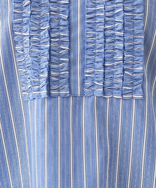 INDIVI / インディヴィ シャツ・ブラウス | 【洗える】胸元タックフリルブラウス | 詳細20