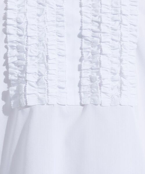 INDIVI / インディヴィ シャツ・ブラウス | 【洗える】胸元タックフリルブラウス | 詳細5