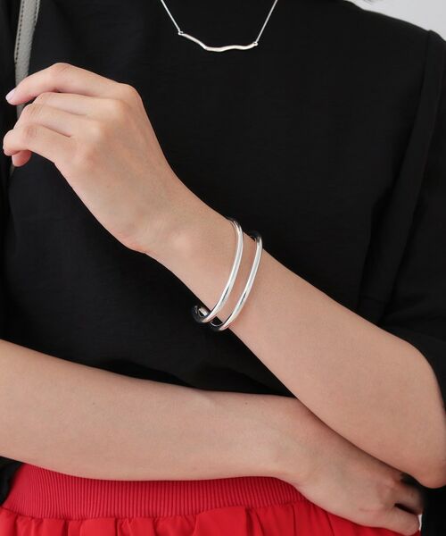 INDIVI / インディヴィ ブレスレット・バングル | ダブルラインバングル | 詳細5
