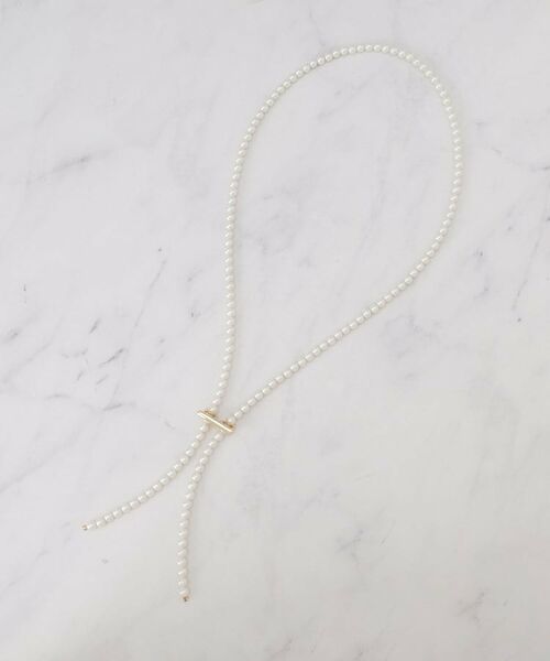 INDIVI / インディヴィ ネックレス・ペンダント・チョーカー | パール調ボウタイネックレス | 詳細1