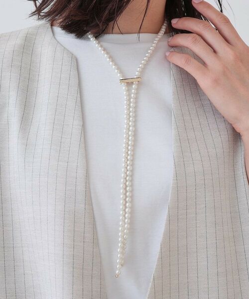 INDIVI / インディヴィ ネックレス・ペンダント・チョーカー | パール調ボウタイネックレス | 詳細5