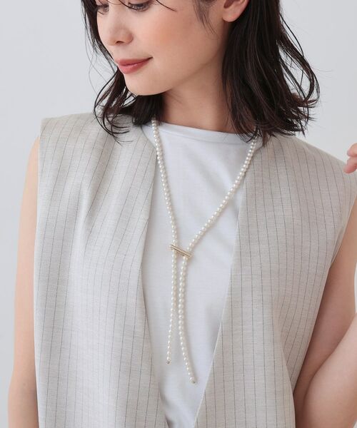 INDIVI / インディヴィ ネックレス・ペンダント・チョーカー | パール調ボウタイネックレス | 詳細6