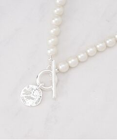 INDIVI / インディヴィ ネックレス・ペンダント・チョーカー | パール調コインショートネックレス