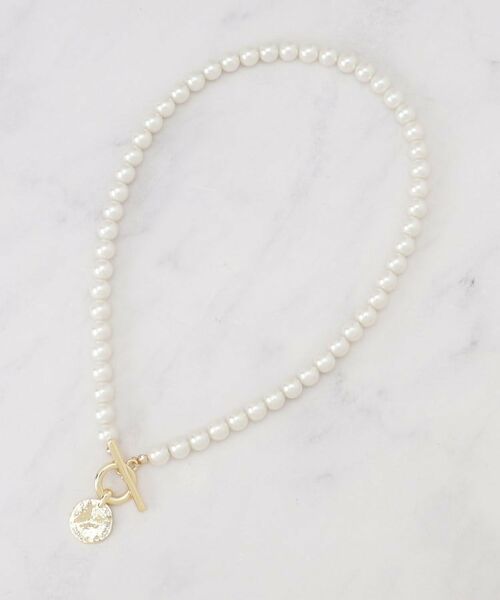 INDIVI / インディヴィ ネックレス・ペンダント・チョーカー | パール調コインショートネックレス | 詳細3