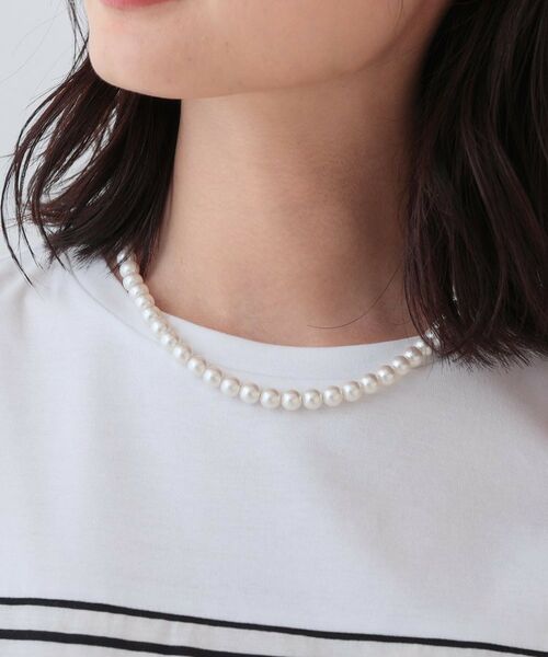 INDIVI / インディヴィ ネックレス・ペンダント・チョーカー | パール調コインショートネックレス | 詳細6