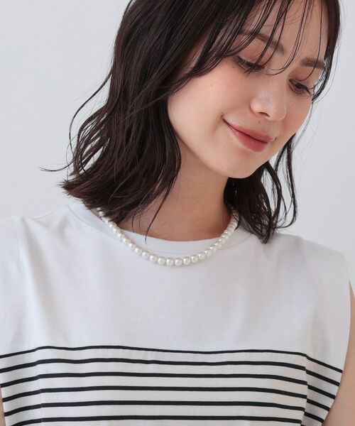INDIVI / インディヴィ ネックレス・ペンダント・チョーカー | パール調コインショートネックレス | 詳細7