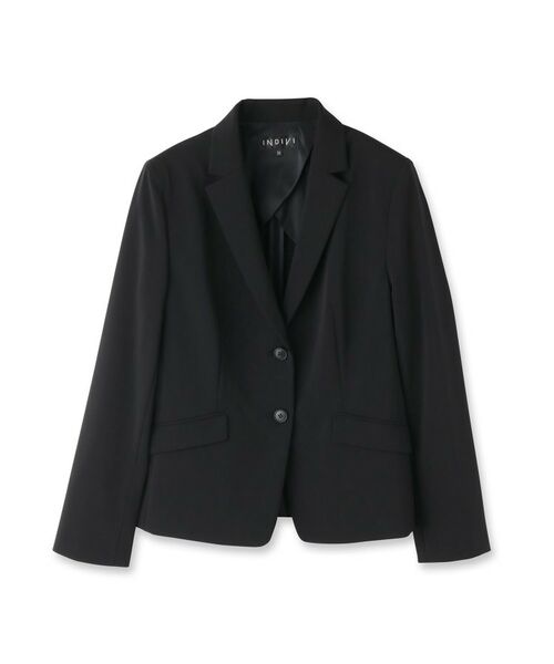 INDIVI / インディヴィ テーラードジャケット | 【定番スーツ/洗える/UVケア】ストレッチリクルートジャケット | 詳細1