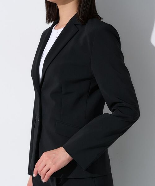 INDIVI / インディヴィ テーラードジャケット | 【定番スーツ/洗える/UVケア】ストレッチリクルートジャケット | 詳細10