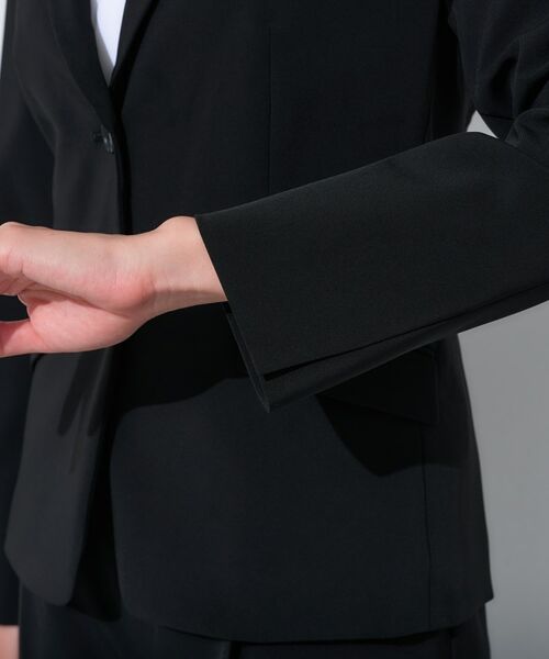 INDIVI / インディヴィ テーラードジャケット | 【定番スーツ/洗える/UVケア】ストレッチリクルートジャケット | 詳細14