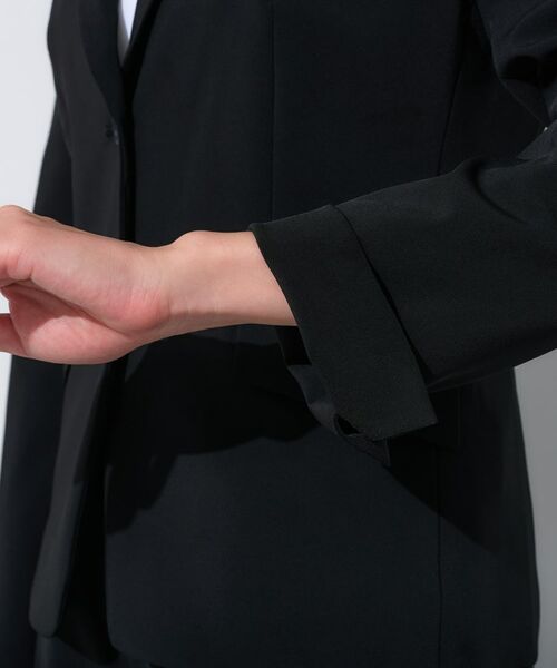 INDIVI / インディヴィ テーラードジャケット | 【定番スーツ/洗える/UVケア】ストレッチリクルートジャケット | 詳細15