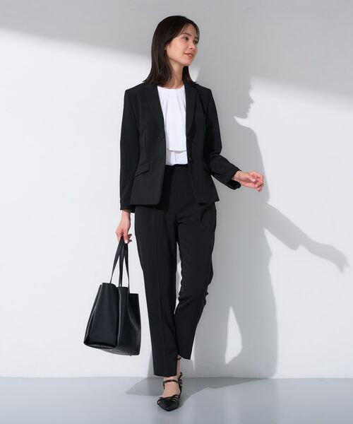 INDIVI / インディヴィ テーラードジャケット | 【定番スーツ/洗える/UVケア】ストレッチリクルートジャケット | 詳細4