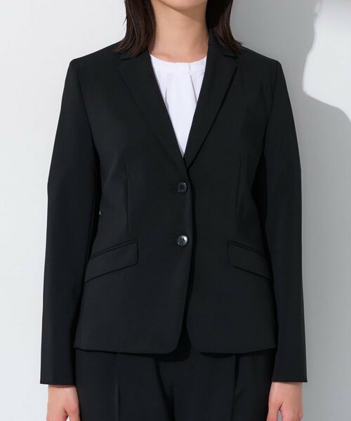 INDIVI / インディヴィ テーラードジャケット | 【定番スーツ/洗える/UVケア】ストレッチリクルートジャケット | 詳細6