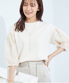 INDIVI / インディヴィ ニット・セーター | 【洗える】フリンジジャカードニット