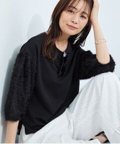 INDIVI / インディヴィ ニット・セーター | 【洗える】フリンジジャカードニット