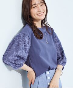 INDIVI / インディヴィ ニット・セーター | 【洗える】フリンジジャカードニット