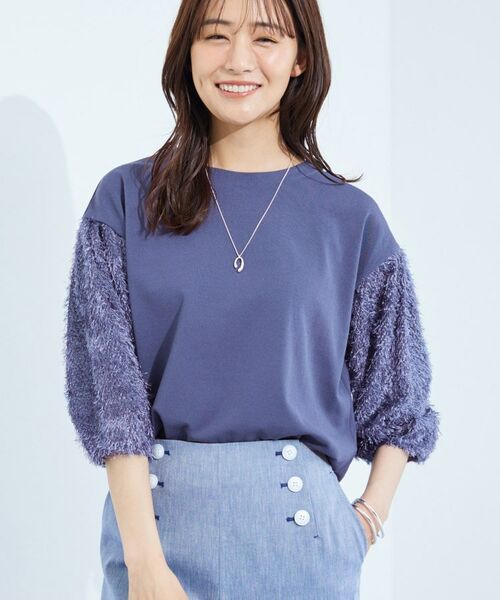 INDIVI / インディヴィ ニット・セーター | 【洗える】フリンジジャカードニット | 詳細18