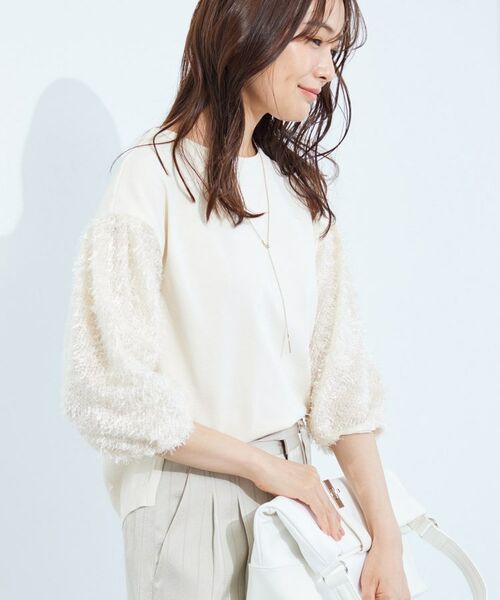 INDIVI / インディヴィ ニット・セーター | 【洗える】フリンジジャカードニット | 詳細2