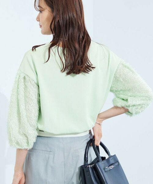 INDIVI / インディヴィ ニット・セーター | 【洗える】フリンジジャカードニット | 詳細23