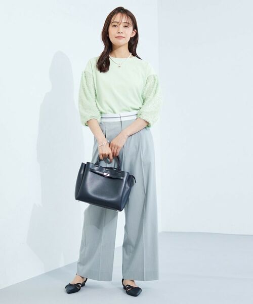 INDIVI / インディヴィ ニット・セーター | 【洗える】フリンジジャカードニット | 詳細24