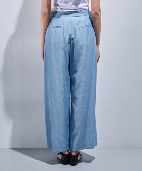 INDIVI / インディヴィ パンツ | 【日本製/SETUP可能】ソフトダンガリーワイドパンツ | 詳細12