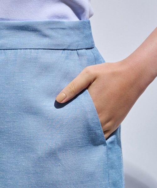 INDIVI / インディヴィ パンツ | 【日本製/SETUP可能】ソフトダンガリーワイドパンツ | 詳細15