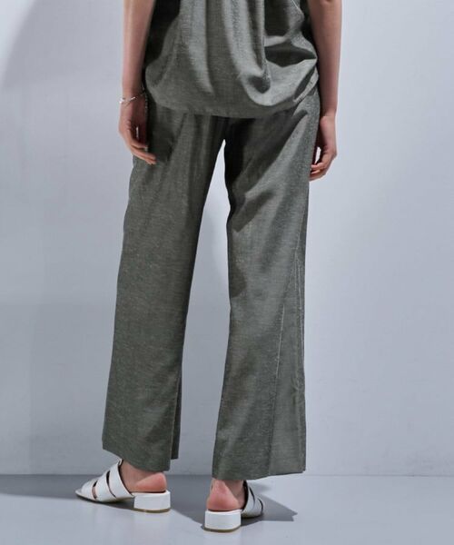 INDIVI / インディヴィ パンツ | 【日本製/SETUP可能】ソフトダンガリーワイドパンツ | 詳細3