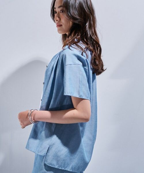 INDIVI / インディヴィ シャツ・ブラウス | 【日本製/SETUP可能】ソフトダンガリーブラウス | 詳細6