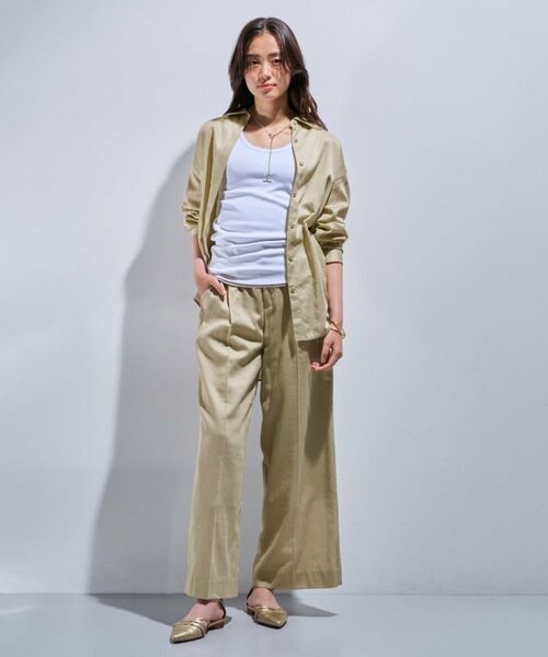 INDIVI / インディヴィ シャツ・ブラウス | 【日本製/SETUP可能】ガーゼ素材ブラウス | 詳細8