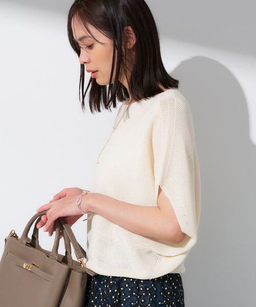 INDIVI / インディヴィ ニット・セーター | 【洗える／清涼感】コクーンシルエットニット | 詳細10