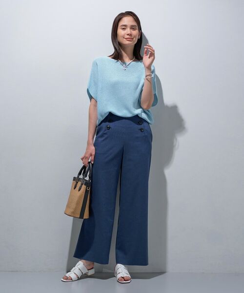 INDIVI / インディヴィ ニット・セーター | 【洗える／清涼感】コクーンシルエットニット | 詳細15