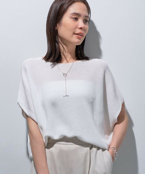 INDIVI / インディヴィ ニット・セーター | 【洗える／清涼感】コクーンシルエットニット | 詳細2