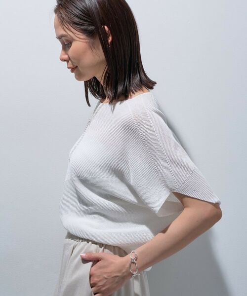 INDIVI / インディヴィ ニット・セーター | 【洗える／清涼感】コクーンシルエットニット | 詳細3