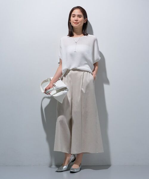 INDIVI / インディヴィ ニット・セーター | 【洗える／清涼感】コクーンシルエットニット | 詳細4