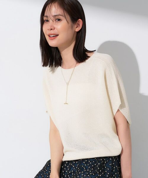 INDIVI / インディヴィ ニット・セーター | 【洗える／清涼感】コクーンシルエットニット | 詳細9