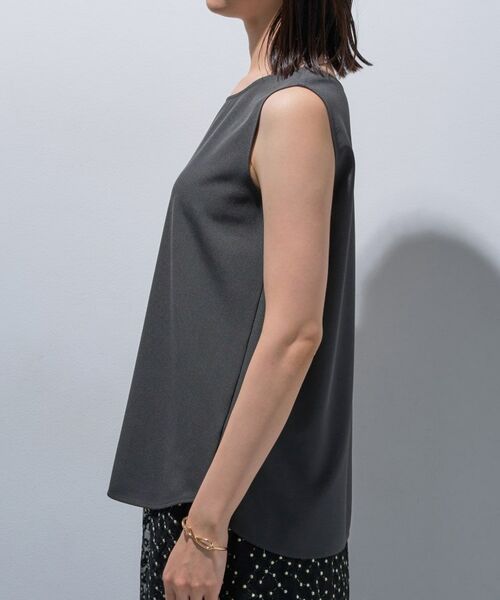 INDIVI / インディヴィ カットソー | 【インナーとしても活躍！／SETUP可能】ジョーゼット ノースリーブトップス | 詳細15