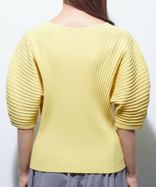 INDIVI / インディヴィ カットソー | 【二の腕カバー/スタイルアップ】ドライタッチストレッチニット | 詳細20