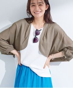 INDIVI / インディヴィ カーディガン・ボレロ | 【軽く羽織れる】ボレロカーディガン