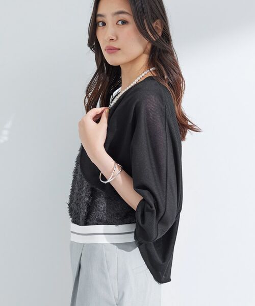 INDIVI / インディヴィ カーディガン・ボレロ | 【軽く羽織れる】ボレロカーディガン | 詳細6