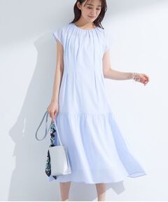 INDIVI / インディヴィ ロング・マキシ丈ワンピース | 【1枚でコーデ完成！】タックワンピース