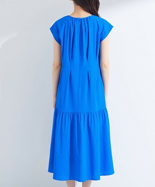 INDIVI / インディヴィ ロング・マキシ丈ワンピース | 【1枚でコーデ完成!】タックワンピース | 詳細15